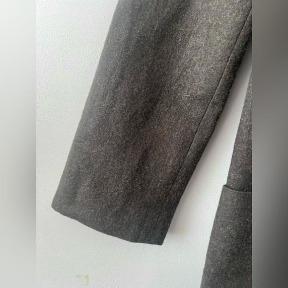 A.P.C. Wool button up shirt dress tunic workwear utility - Picture 3 of 7